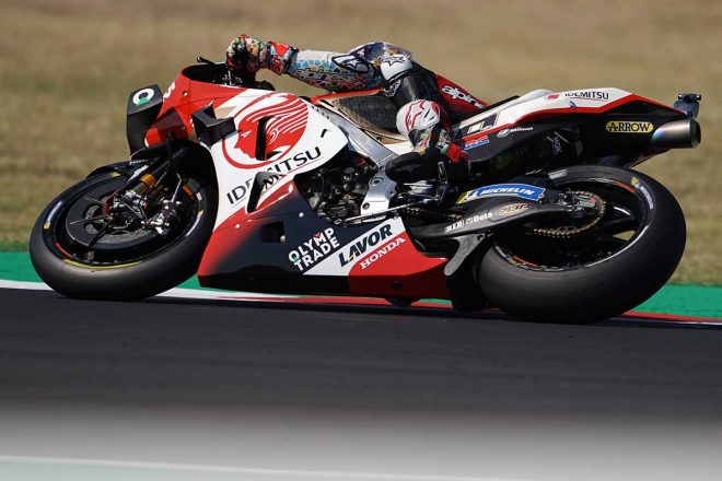 2020年MotoGP第7戦サンマリノGP　中上貴晶（LCRホンダ・イデミツ）