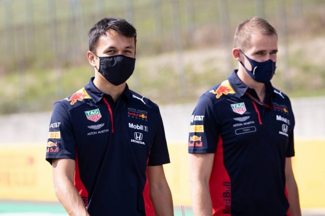 2020年F1第9戦トスカーナGP　アレクサンダー・アルボン（レッドブル・ホンダ）