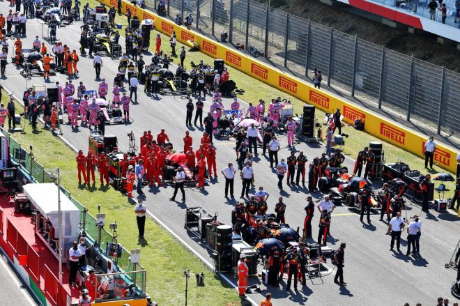 2020年F1第9戦トスカーナGP　グリッド