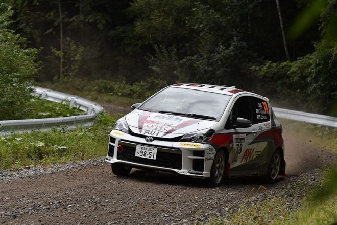 JN-5クラス優勝 大倉聡／豊田耕司（ヴィッツ／アイシンAW Vitz CVT）