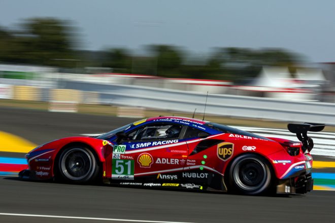 LMGTEプロの予選、アストンマーティン勢に続く3番手に入ったAFコルセ51号車のフェラーリ488 GTE Evo