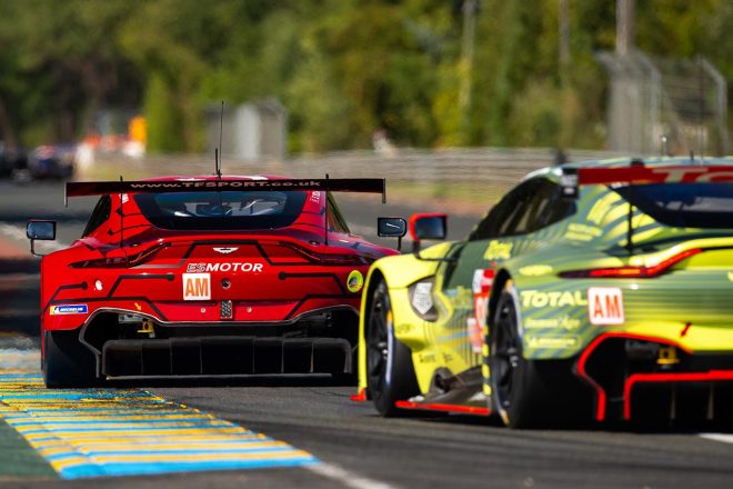 GTEプロ、GTEアマの両クラスで速さを見せつけたアストンマーティン・バンテージAMR