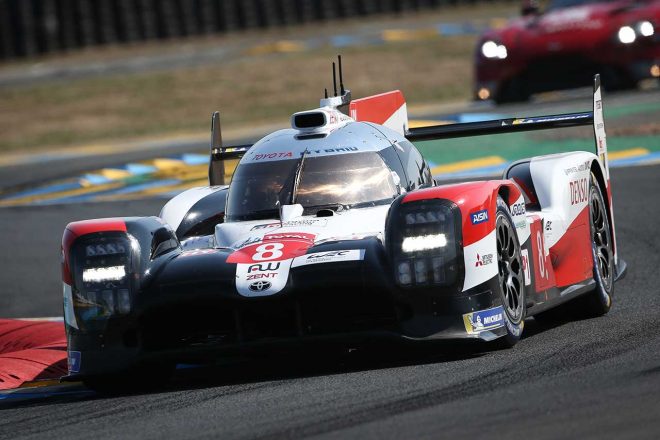 3番グリッドを獲得した8号車TS050ハイブリッド（セバスチャン・ブエミ／中嶋一貴／ブレンドン・ハートレー）