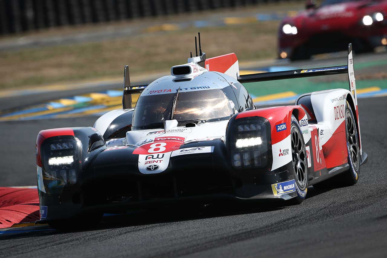 3番グリッドを獲得した8号車TS050ハイブリッド（セバスチャン・ブエミ／中嶋一貴／ブレンドン・ハートレー）