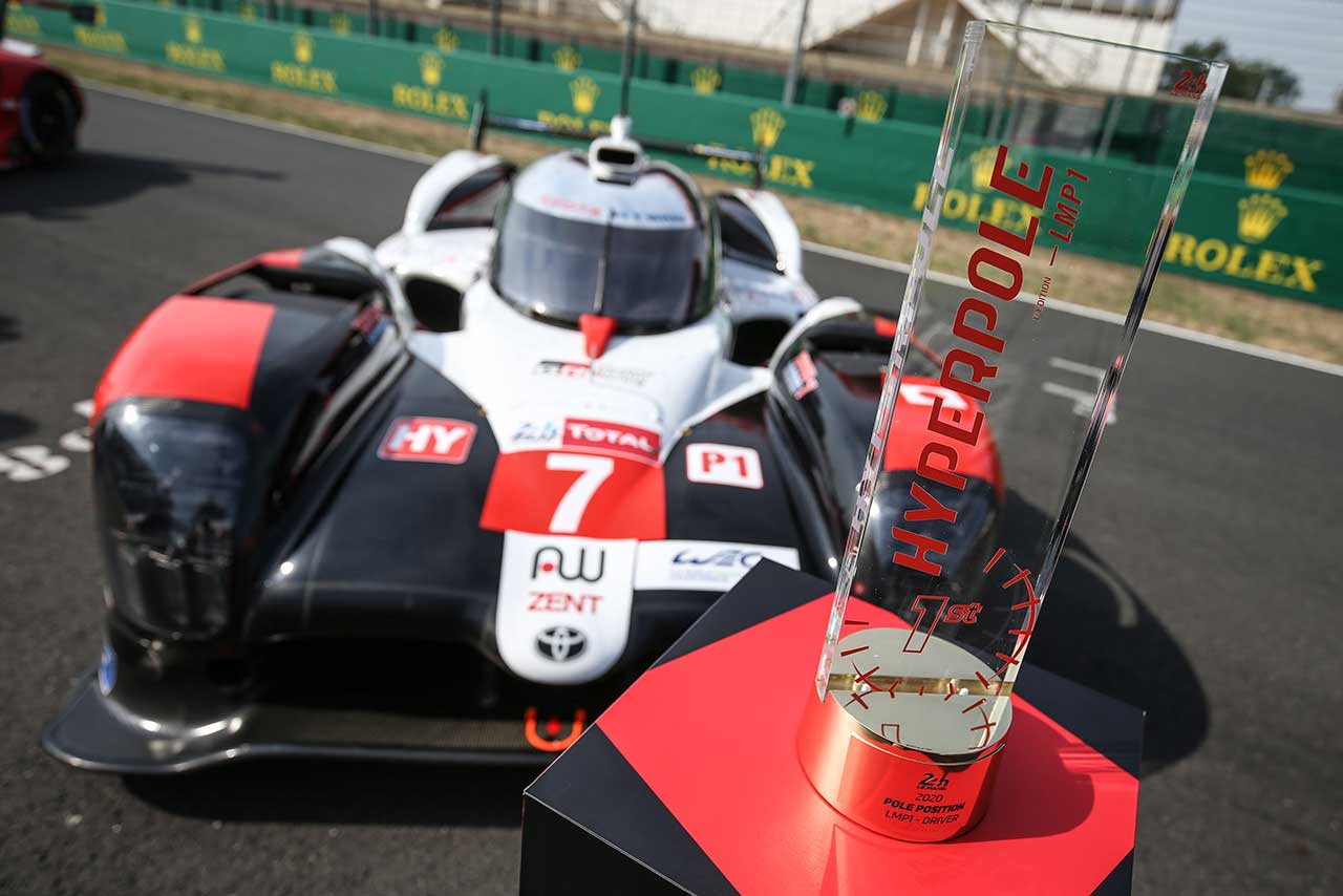 ポールポジションを獲得した7号車トヨタTS050ハイブリッド