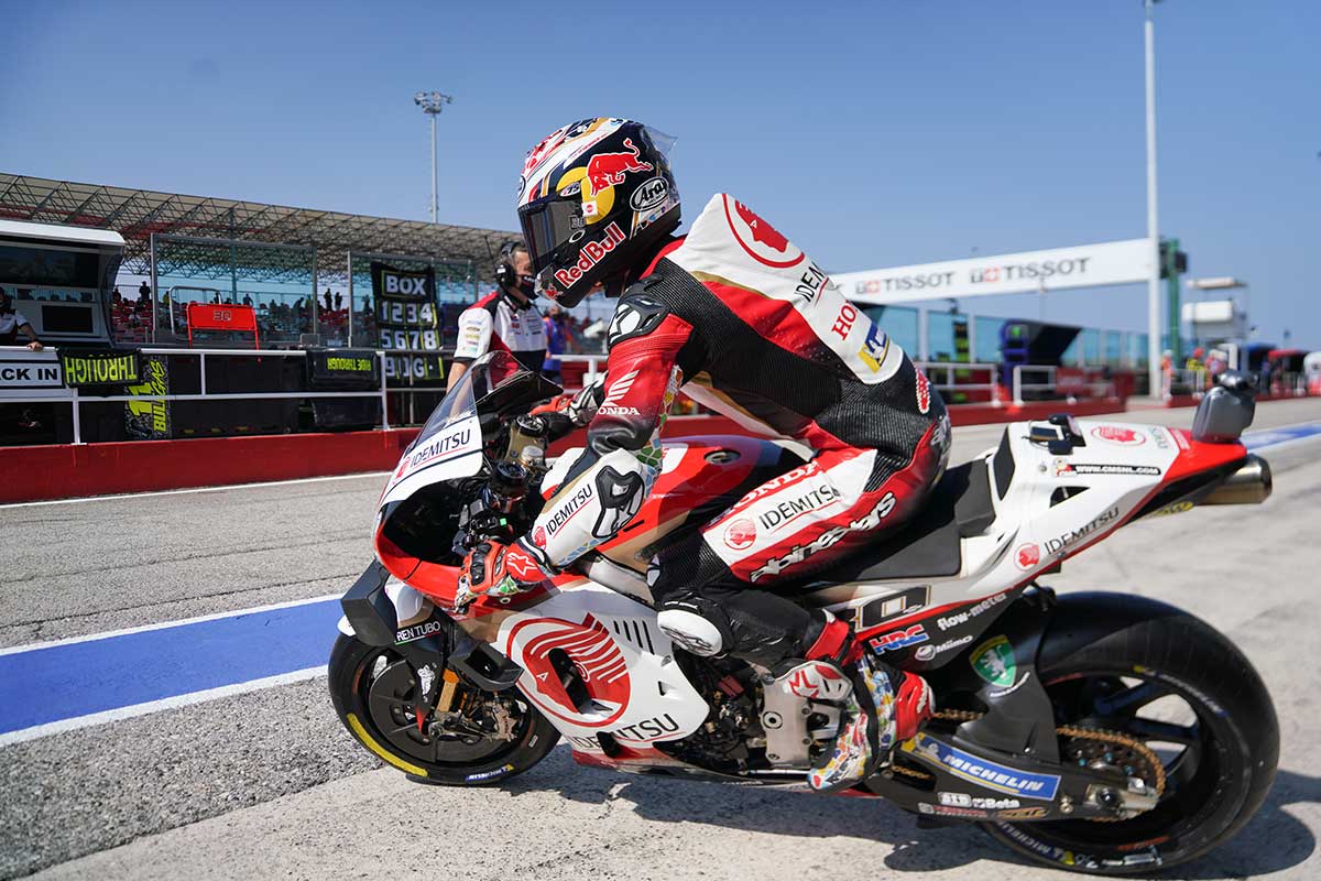 2020年MotoGP第8戦エミリア・ロマーニャGP　中上貴晶（LCRホンダ・イデミツ）