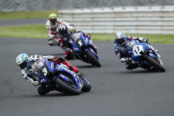 2020年全日本ロード第3戦オートポリス JSB1000 レース1 トップ争い