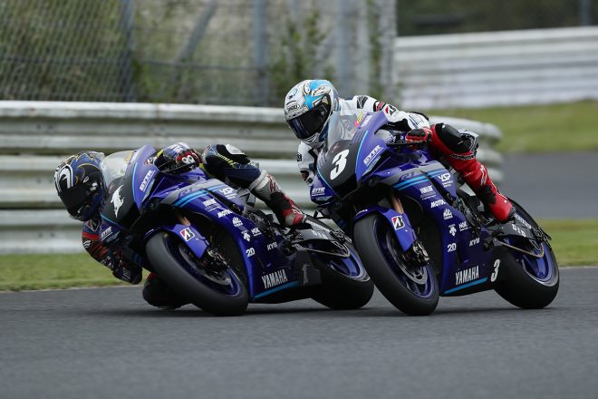 野左根航汰を抜いたが赤旗で2位となった中須賀克行（YAMAHA FACTORY RACING TEAM）／2020年全日本ロード第3戦オートポリス JSB1000 レース1