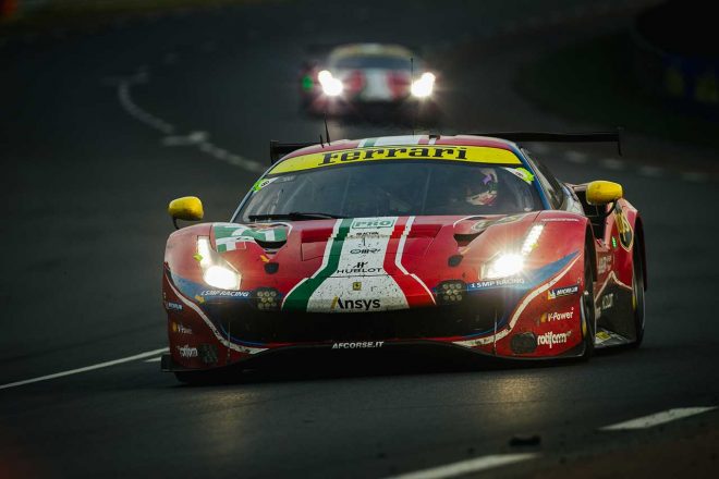 AFコルセの71号車フェラーリ488 GTE Evo