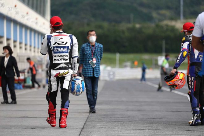 全日本ロードレース選手権第3戦オートポリス　JSB1000　レース2：野左根航汰（YAMAHA FACTORY RACING TEAM）