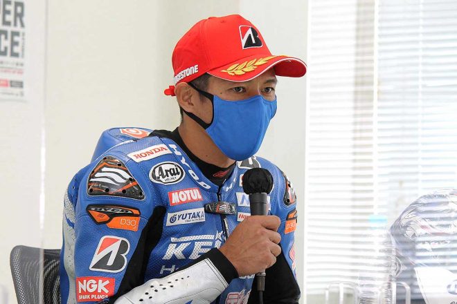全日本ロードレース選手権第3戦オートポリス　JSB1000　レース2　2位：清成龍一（Keihin Honda Dream SI Racing）