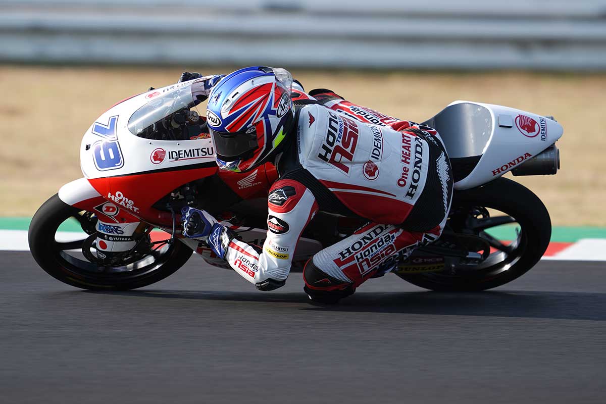2020年MotoGP第8戦エミリア・ロマーニャGP Moto3：小椋藍（Honda Team Asia）