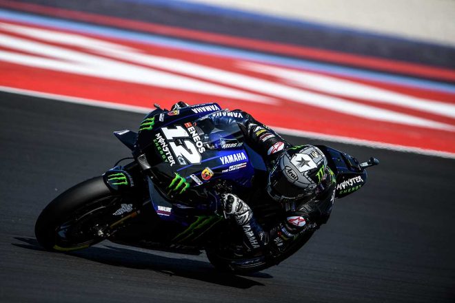 2020年MotoGP第8戦エミリア・ロマーニャGP　マーベリック・ビニャーレス（モンスターエナジー・ヤマハMotoGP）