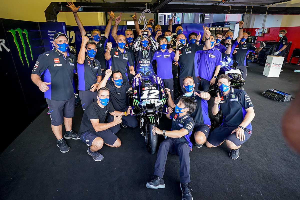 2020年MotoGP第8戦エミリア・ロマーニャGP　マーベリック・ビニャーレス（モンスターエナジー・ヤマハMotoGP）