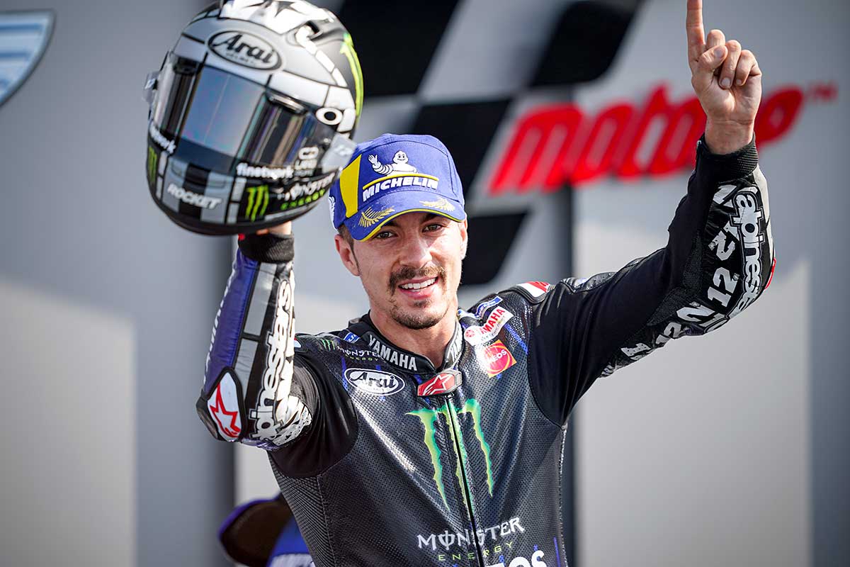 2020年MotoGP第8戦エミリア・ロマーニャGP　マーベリック・ビニャーレス（モンスターエナジー・ヤマハMotoGP）