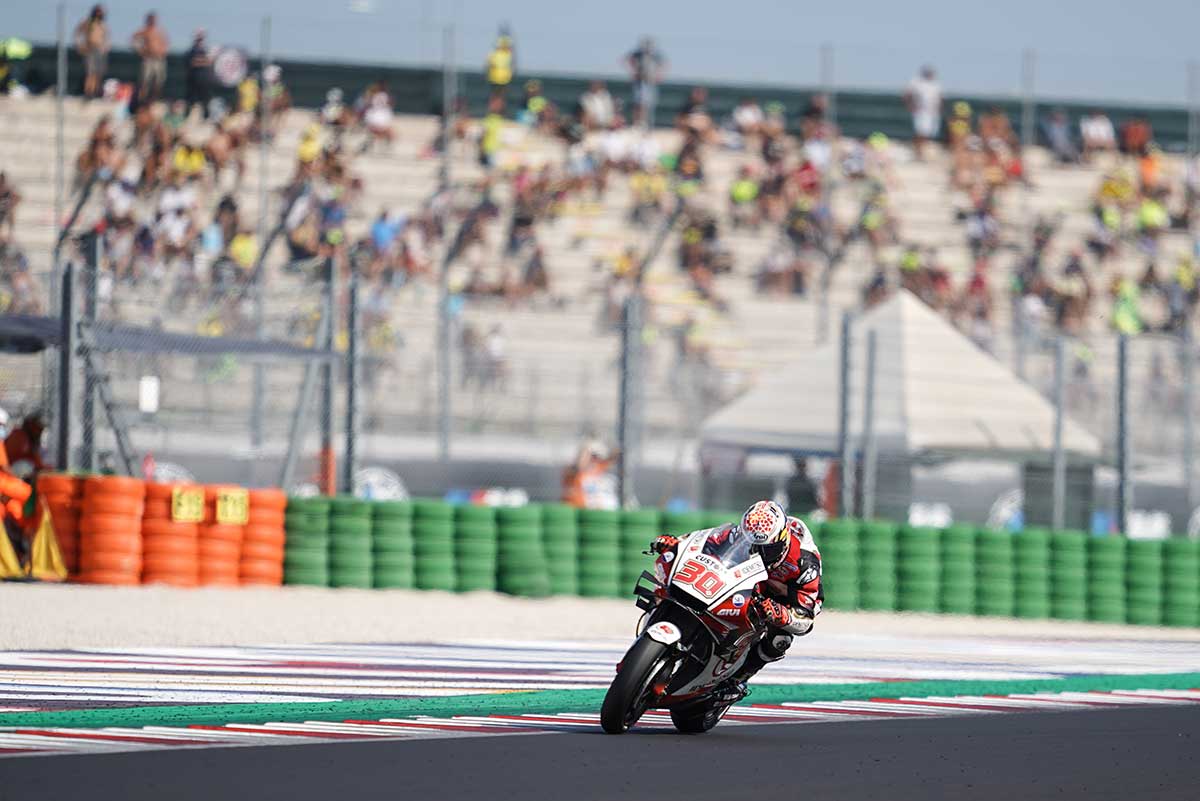 2020年MotoGP第8戦エミリア・ロマーニャGP　中上貴晶（LCRホンダ・イデミツ）