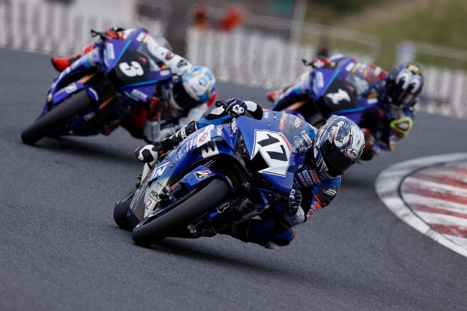 全日本ロード第3戦オートポリス JSB1000 レース2の序盤を引っ張った清成龍一（Keihin Honda Dream SI Racing）
