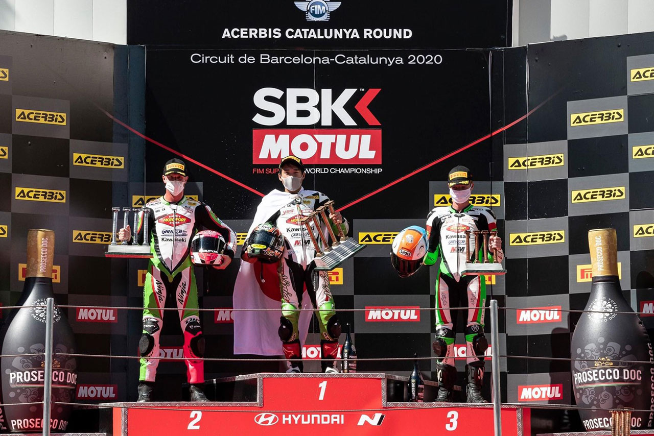 2020SBK第6戦カタルーニャ WSS300：岡谷雄太（MTM Kawasaki MOTOPORT）