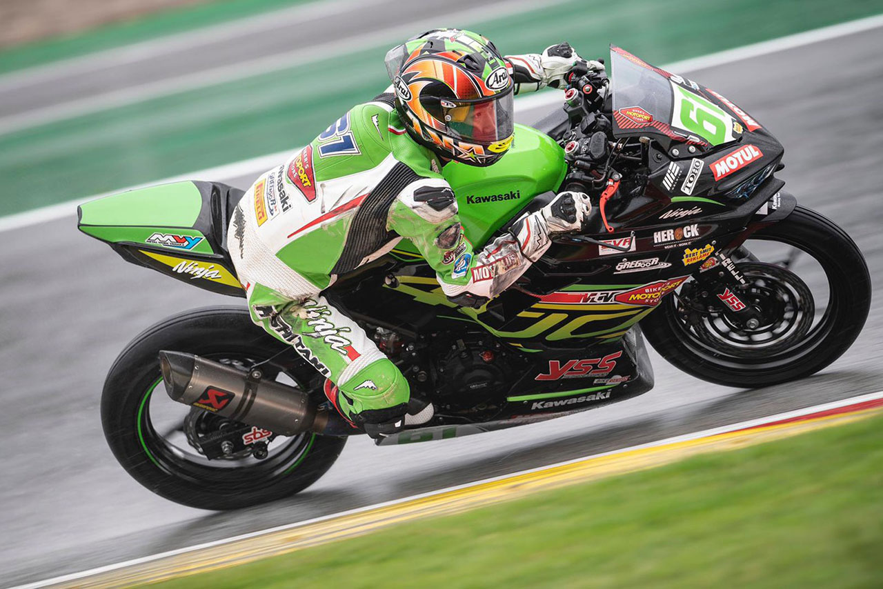 2020SBK第6戦カタルーニャ WSS300：岡谷雄太（MTM Kawasaki MOTOPORT）