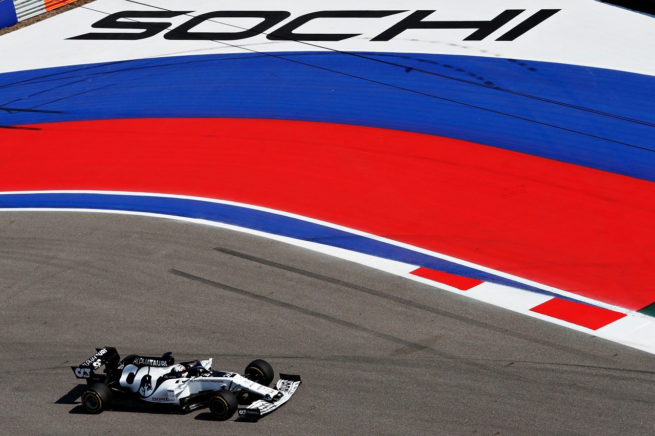 2020年F1第10戦ロシアGP　ダニール・クビアト（アルファタウリ・ホンダ）