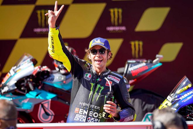 2020年MotoGP第9戦カタルーニャGP バレンティーノ・ロッシ(モンスターエナジー・ヤマハMotoGP)