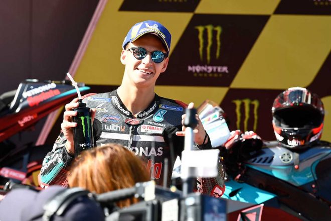2020年MotoGP第9戦カタルーニャGP　ファビオ・クアルタラロ（ペトロナス・ヤマハSRT）