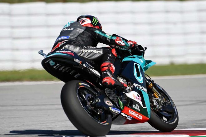2020年MotoGP第9戦カタルーニャGP　ファビオ・クアルタラロ（ペトロナス・ヤマハSRT）