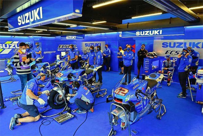 MotoGP第9戦カタルーニャGP　チーム・スズキ・エクスター