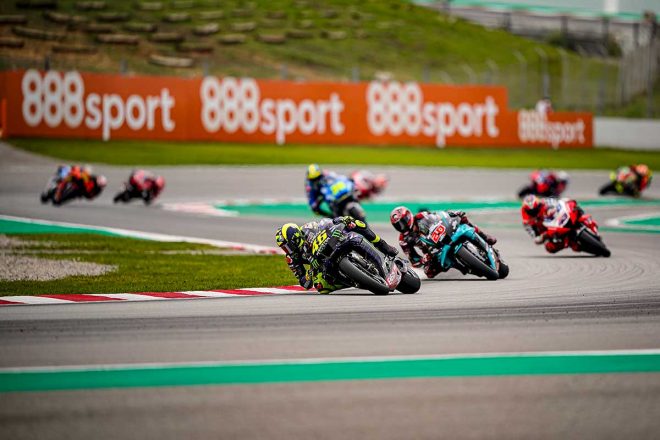 2020年MotoGP第9戦カタルーニャGP　バレンティーノ・ロッシ（モンスターエナジー・ヤマハMotoGP）