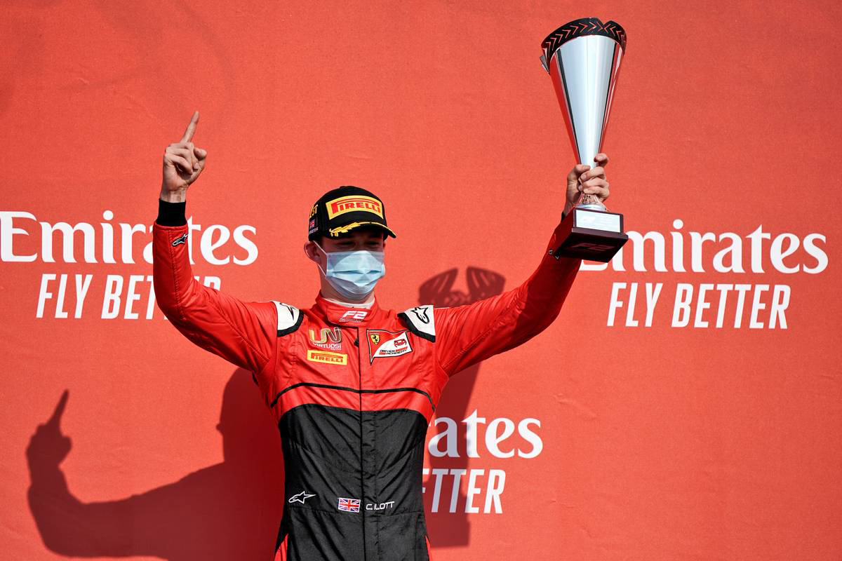 2020年FIA-F2第5戦イギリス レース1　カラム・アイロット（ユニ・ヴィルトゥオーシ）