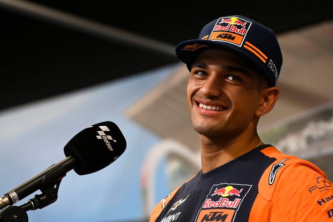 Moto2クラスに参戦しているホルヘ・マルティン（Red Bull KTM Ajo）
