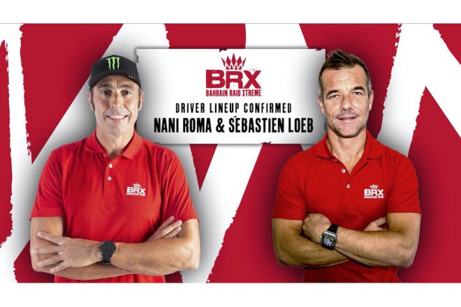 2014年大会覇者ホアン-ナニ・ロマ（左）のチームメイトとしてBahrain Raid Xtreme（BRX）に加入する