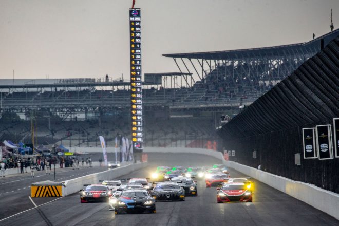 2020インターコンチネンタルGTチャレンジ第2戦インディアナポリス8時間レース スタートシーン
