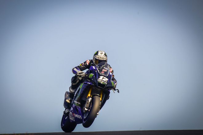 YZF-R1を駆るマーベリック・ビニャーレス（モンスターエナジー・ヤマハMotoGP）／ポルティマオテスト