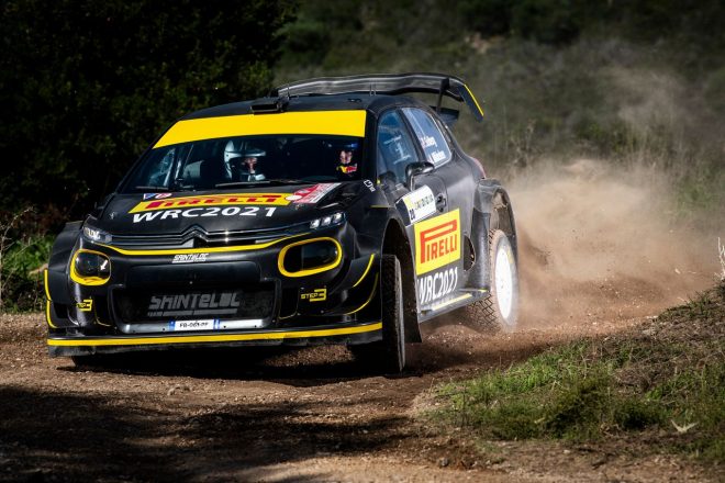 ピレリ開発車のシトロエンC3 WRC 2020年WRC第6戦イタリア