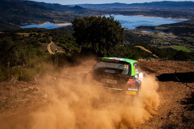 オリバー・ソルベルグ（シュコダ・ファビア・ラリー2エボ）　2020年WRC第6戦イタリア