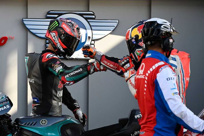 2020年MotoGP第10戦フランスGP ファビオ・クアルタラロ(ペトロナス・ヤマハSRT)