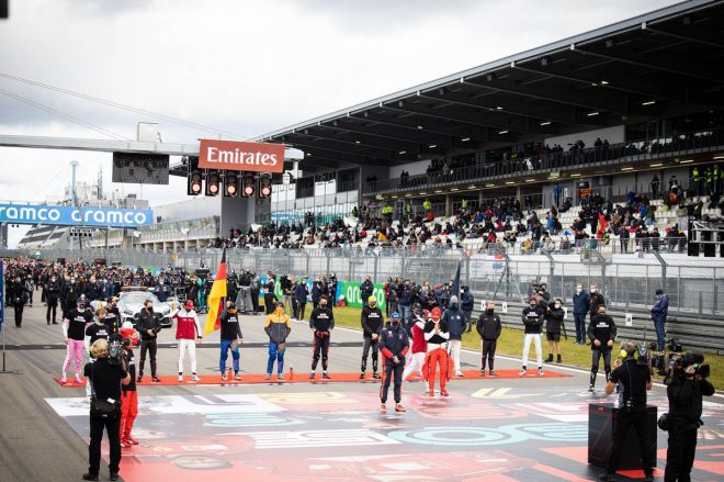 2020年F1第11戦アイフェルGP　国歌斉唱