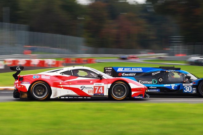 LMGTEクラスで優勝を飾ったケッセル・レーシングの74号車フェラーリ488