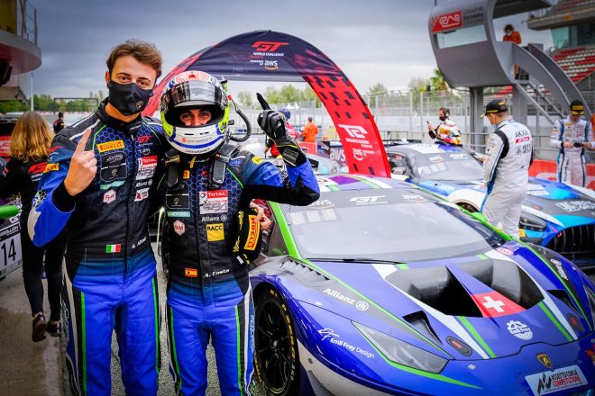 レース1を制したアルベルト・コスタ／ジャコモ・アトロー組