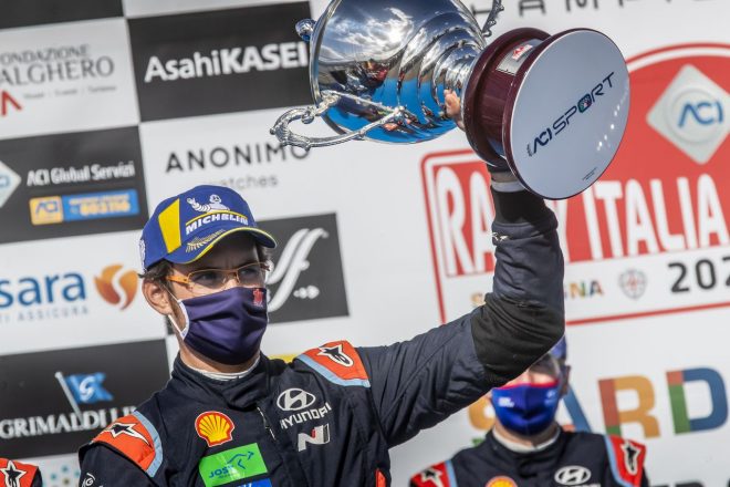 ティエリー・ヌービル（ヒュンダイi20クーペWRC）　2020年WRC第6戦イタリア