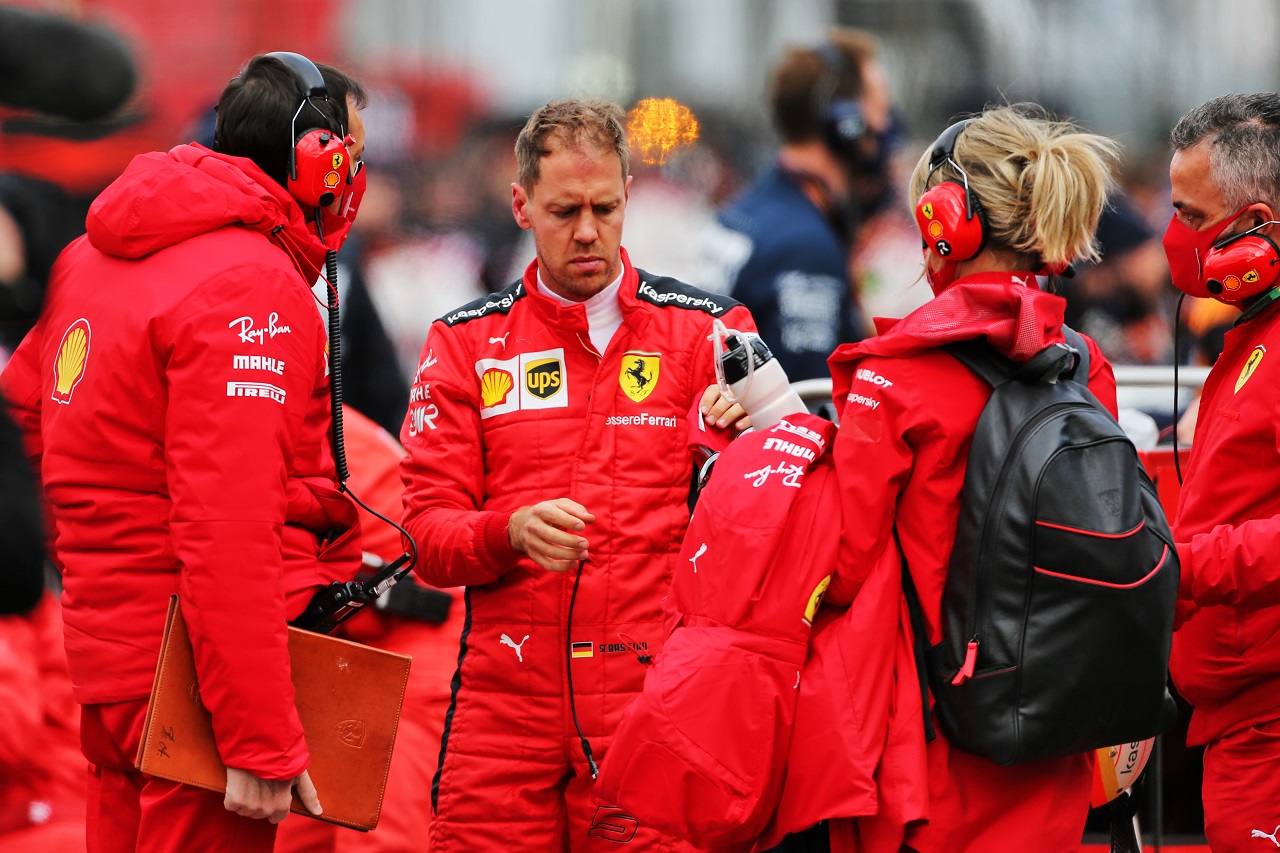 2020年F1第11戦アイフェルGP　セバスチャン・ベッテル（フェラーリ）