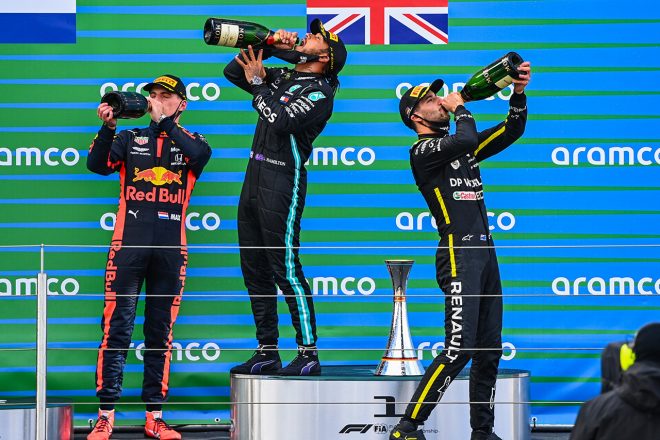 2020年F1第11戦アイフェルGP　表彰式