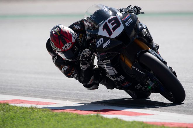 SBKに参戦している高橋巧（MIEレーシング・ホンダ・チーム）
