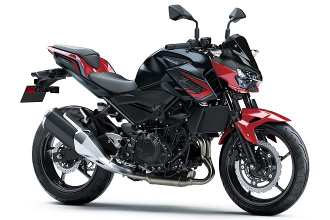 カワサキZ250（キャンディカーディナルレッド×メタリックフラットスパークブラック）