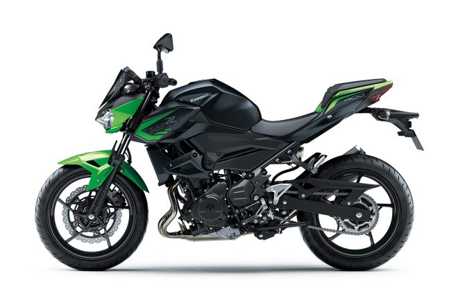 カワサキZ400（キャンディライムグリーン×メタリックフラットスパークブラック）