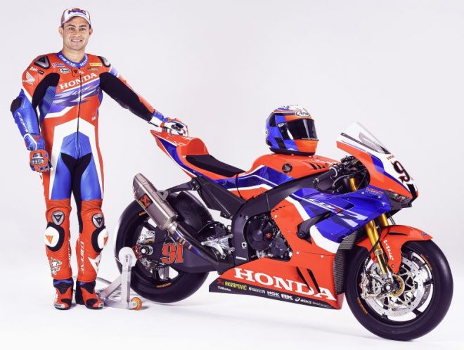 SBKに参戦しているレオン・ハスラム（TEAM HRC）とホンダCBR1000RR-RW FIREBLADE SP