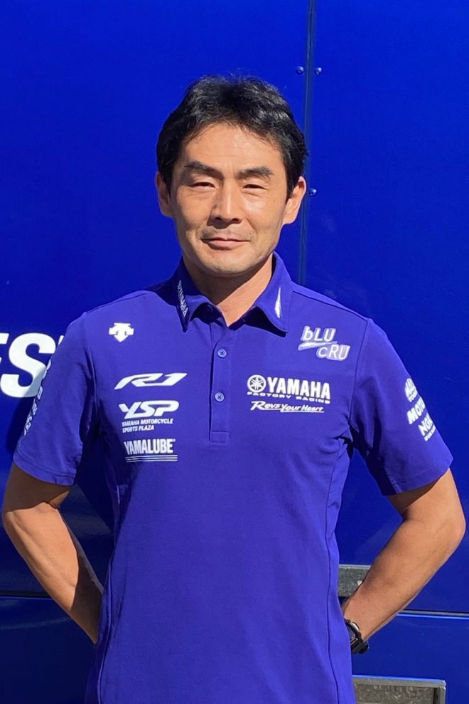 YAMAHA FACTORY RACING TEAM 吉川和多留監督