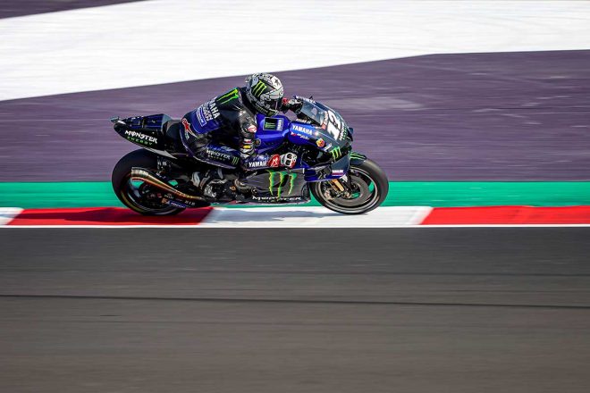 2020年MotoGP第11戦アラゴンGPのフリー走行2回目でトップタイムをマークしたマーベリック・ビニャーレス（モンスターエナジー・ヤマハMotoGP）