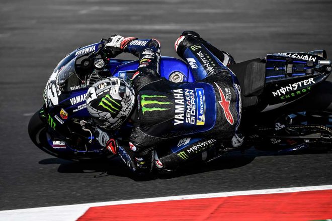 2020年MotoGP第11戦アラゴンGPの初日総合トップとなったマーベリック・ビニャーレス（モンスターエナジー・ヤマハMotoGP）